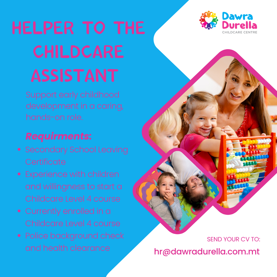 CHILDCARER ASSISTANT HELPER